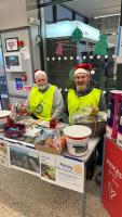 Christmas hamper raffle at the Coop Brechin