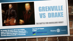 Our speaker this week will be telling us of the rivalry between Drake & Granville.