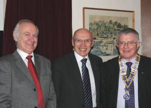 Ian MacNaughton, Ian Fraser and President Norman Pettigrew