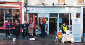 Outside Footstep Charity Shop