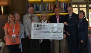 Rotary Club of Windsor St George was very pleased to be able to present a cheque to the local Alzheimer Dementia Support (ADS) Group
