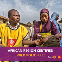 WHO declare Africa Region wild polio-free!