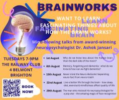 poster for Dr Ashok Jansari neuro talks