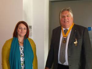 Sarah Taylor and Senior Vice president Ian Birrell.