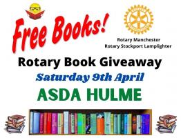 Rotary Book Giveaway April 9th