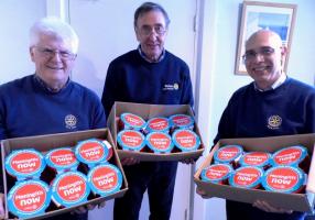 Puddings arrive at Buxton Podiatry Practice