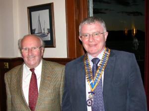 Alan Forrest & President Norman Pettigrew