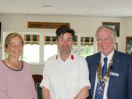 Councillor Allison, Colonel Ed Heal and President Frank Morton.