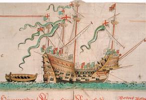 The Mary Rose as per the Anthony Roll