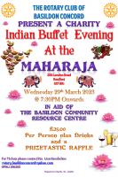 Fundraising Indian Buffet 2023