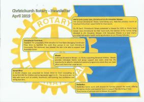 Christchurch Rotary - BP Newsletter July 2019
