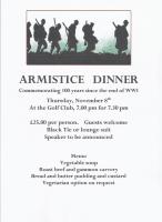 Armistice Dinner