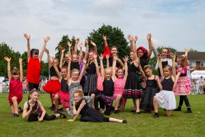 Local groups performing at Ashtead Rotary Village Day