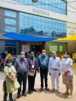 Equipment handover by Rotary Club of BhopalMidTown to the hospial 
