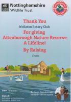 Attenborough Nature Reserve Certificate