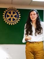 Visit from our Rotary Scholar