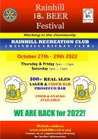 Rainhill Beer Festival 2022 at Rainhill Recreation Club