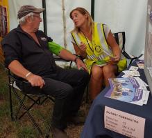 Blood Pressure check at North Devon Show