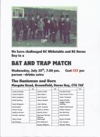 Bat & Trap Competition.