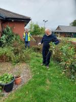 Tidying Up Of Denbigh Infirmary Garden