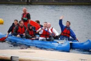 Bell Boat Race on the River Chelmer in the City Centre