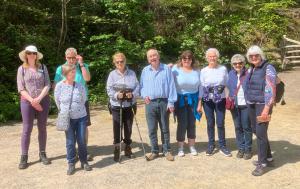 The walkers - Pres Mike took the photo. 