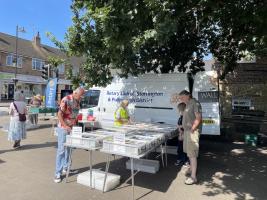 Rotary Saturday Morning Book Selling Service in Place Villerest, Storrington 