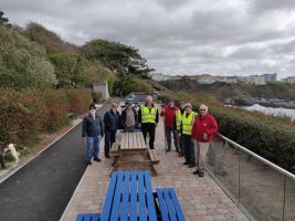 Bradda Path and Viewing Platform Construction Continues - Sept / Oct 2022