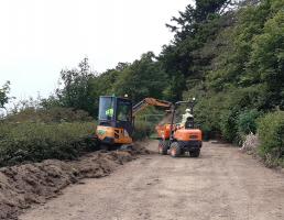 Construction starts on Bradda Glen Viewing Platform and Path Project - June 2022