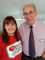 AMBASSADOR FOR THE BRAIN TUMOUR CHARITY SPEAKS AT CHRISTCHURCH ROTARY MEETING
