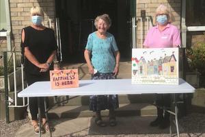 A craft table for Brookfield Care Home