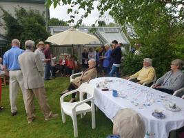 Afternoon tea and games at Sandie and Bruce's home