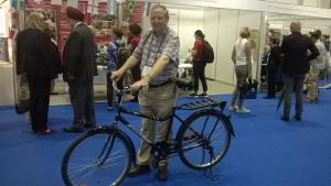 Bill with Buffalo Bicycle