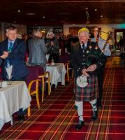 Piping in the haggis