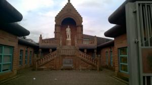 Courtyard view of Burns Monument Centre, Kilmarnock