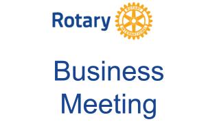 November Business Meeting