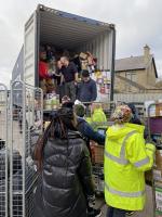 We regularly help to load containers bound for Africa