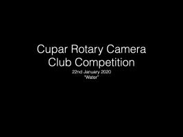 Camera Club 22nd January 2020