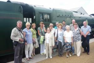 Carers and Rotarians at Sheffield Park Station