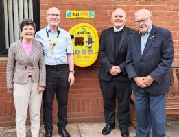 Catholic Church Defibrilator