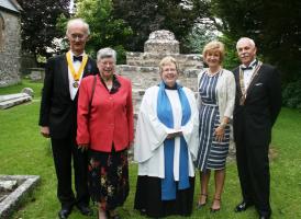 Charles and Mary Anderson, Sue Moll, Michelle and David Rogers