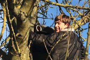 Charlie Russell speaks on the Kent Little Owl Project