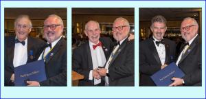 3 Paul Harris Fellowships Awarded at 50th Anniversary Charter Night - Nov 2023