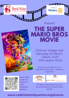 Chinnor Rotary Family Film Matinee – The Super Mario Bros. - Saturday 22 March 2025