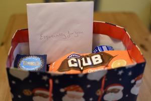 A Christmas bag full  of goodies