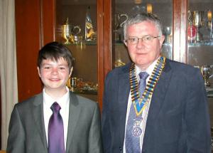 Christopher Duffy & President Norman Pettigrew