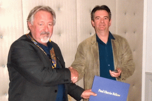 Hexham Rotary honours a local Resident