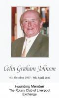 Celebration of Colin Johnson's life.