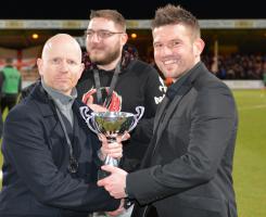 Feb 2014 Trophy Presentation - at Cambridge United Football Club