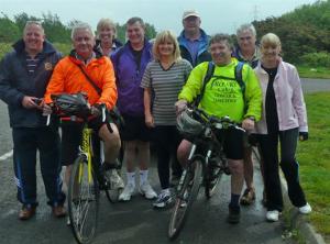 Mark Evans raises £2,000 on charity bike ride